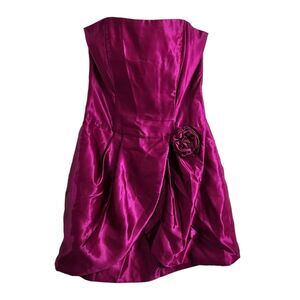Jessica McClintock‎ for Gunne Sax Dress 5 Pink Mini Strapless Cocktail Prom